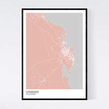 Load image into Gallery viewer, Map of Dammam, Saudi Arabia