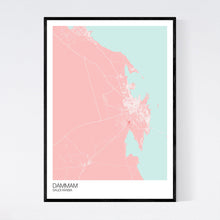 Load image into Gallery viewer, Dammam City Map Print