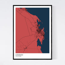 Load image into Gallery viewer, Dammam City Map Print