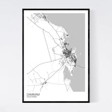 Load image into Gallery viewer, Dammam City Map Print