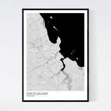 Load image into Gallery viewer, Dar es Salaam City Map Print