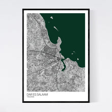 Load image into Gallery viewer, Dar es Salaam City Map Print