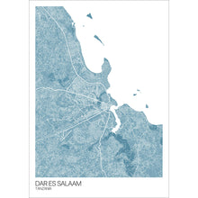 Load image into Gallery viewer, Map of Dar es Salaam, Tanzania