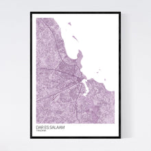 Load image into Gallery viewer, Dar es Salaam City Map Print