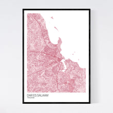 Load image into Gallery viewer, Dar es Salaam City Map Print
