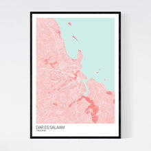 Load image into Gallery viewer, Dar es Salaam City Map Print
