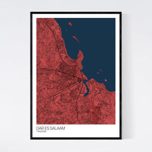 Load image into Gallery viewer, Dar es Salaam City Map Print