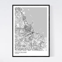 Load image into Gallery viewer, Dar es Salaam City Map Print