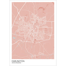 Load image into Gallery viewer, Map of Darlington, United Kingdom