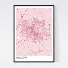 Load image into Gallery viewer, Darlington City Map Print