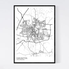 Load image into Gallery viewer, Darlington City Map Print
