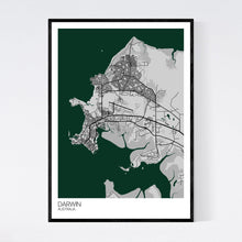 Load image into Gallery viewer, Darwin City Map Print