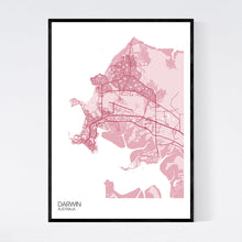 Load image into Gallery viewer, Darwin City Map Print