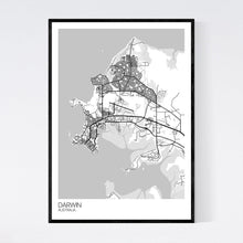 Load image into Gallery viewer, Darwin City Map Print