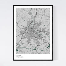 Load image into Gallery viewer, Derby City Map Print
