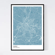 Load image into Gallery viewer, Derby City Map Print