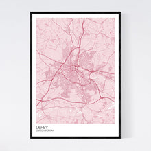 Load image into Gallery viewer, Derby City Map Print