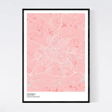 Load image into Gallery viewer, Derby City Map Print