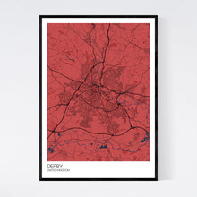 Load image into Gallery viewer, Derby City Map Print