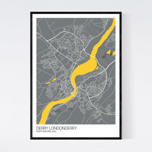 Load image into Gallery viewer, Map of Derry Londonderry, Northern Ireland