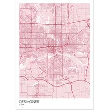 Load image into Gallery viewer, Map of Des Moines, Iowa