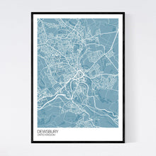 Load image into Gallery viewer, Dewsbury City Map Print