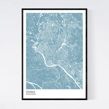 Load image into Gallery viewer, Dhaka City Map Print