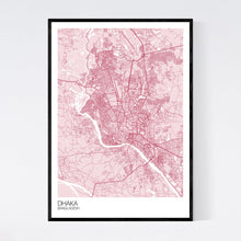 Load image into Gallery viewer, Dhaka City Map Print