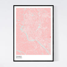 Load image into Gallery viewer, Dhaka City Map Print