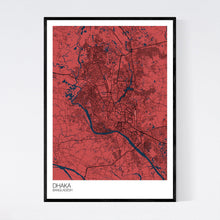 Load image into Gallery viewer, Map of Dhaka, Bangladesh