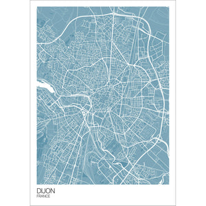 Map of Dijon, France