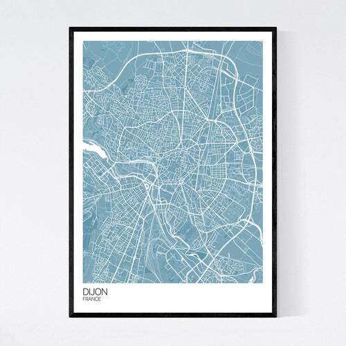 Map of Dijon, France