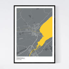 Load image into Gallery viewer, Dingwall Town Map Print