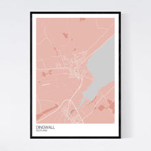 Load image into Gallery viewer, Dingwall Town Map Print