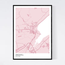 Load image into Gallery viewer, Dingwall Town Map Print