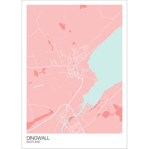 Map of Dingwall, Scotland