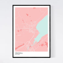 Load image into Gallery viewer, Map of Dingwall, Scotland