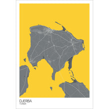 Load image into Gallery viewer, Map of Djerba, Tunisia