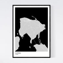 Load image into Gallery viewer, Djerba Island Map Print