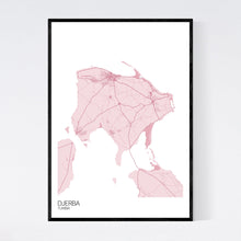 Load image into Gallery viewer, Djerba Island Map Print