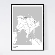 Load image into Gallery viewer, Djerba Island Map Print