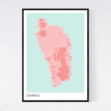 Load image into Gallery viewer, Map of Dominica, 