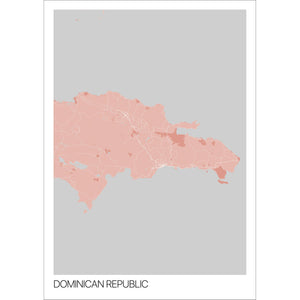 Map of Dominican Republic, 
