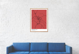 Map of Donaghcloney, Northern Ireland