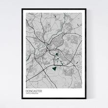 Load image into Gallery viewer, Doncaster City Map Print
