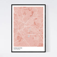 Load image into Gallery viewer, Doncaster City Map Print