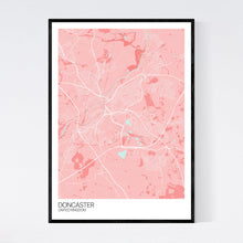Load image into Gallery viewer, Doncaster City Map Print