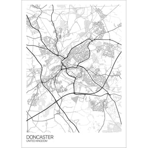 Map of Doncaster, United Kingdom