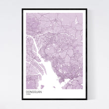 Load image into Gallery viewer, Dongguan City Map Print