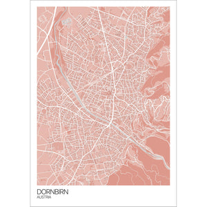 Map of Dornbirn, Austria